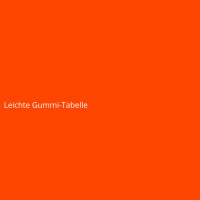 Leichte Gummi-Tabelle