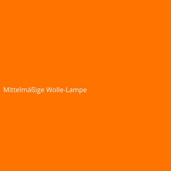 Mittelmäßige Wolle-Lampe