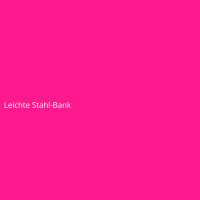 Leichte Stahl-Bank