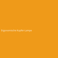 Ergonomische Kupfer-Lampe