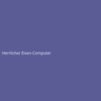 Herrlicher Eisen-Computer