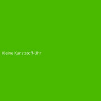 Kleine Kunststoff-Uhr