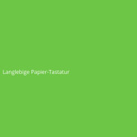 Langlebige Papier-Tastatur