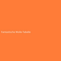 Fantastische Wolle-Tabelle